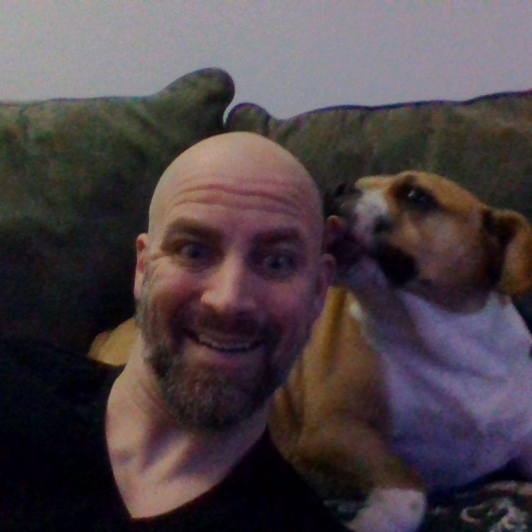 Our other fur baby Cody! They  immediately hit it off from the moment they met and have inseparable since!  That was one of the moments Charles was meant for me.If the dog approves then I approve too