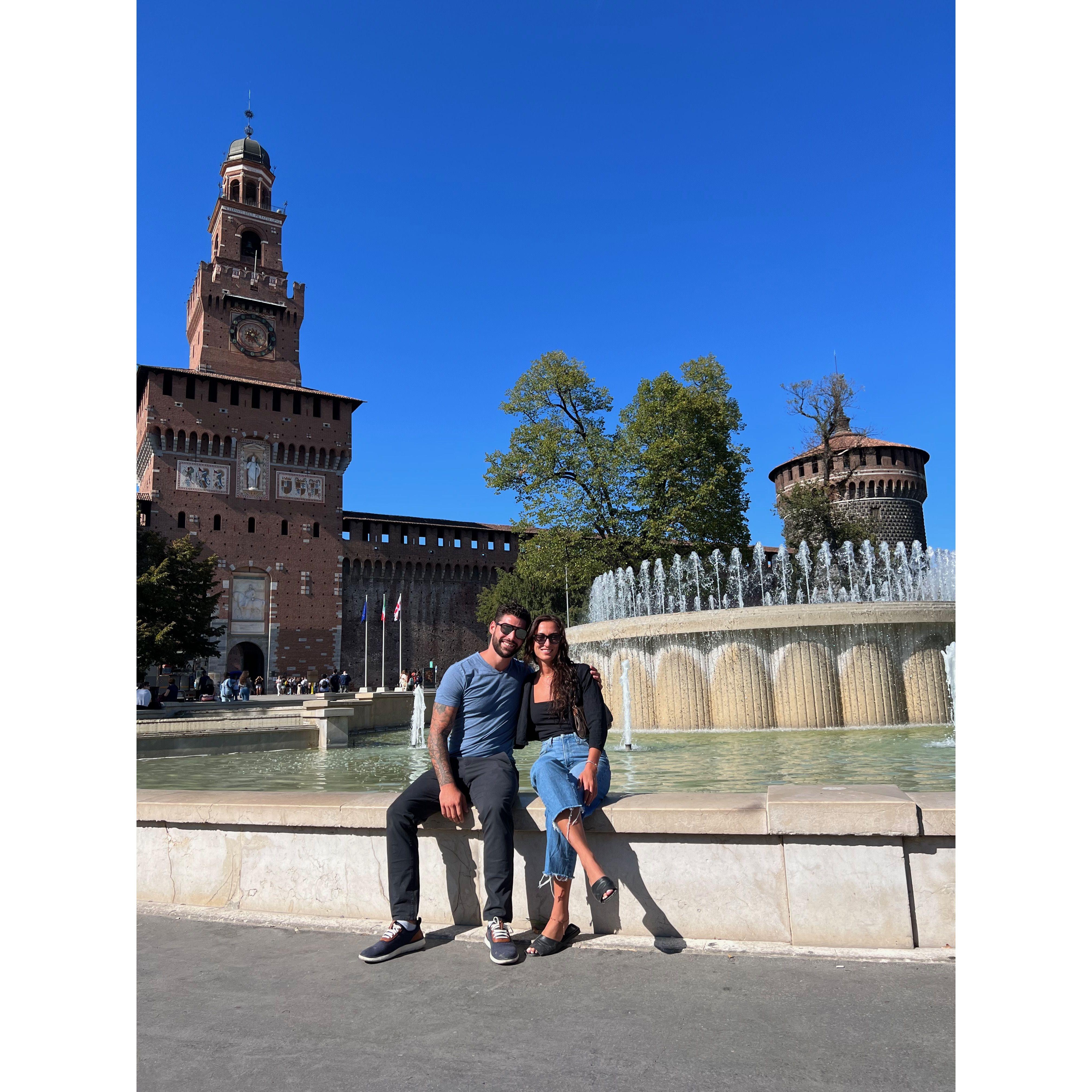 Milan with Zach's family