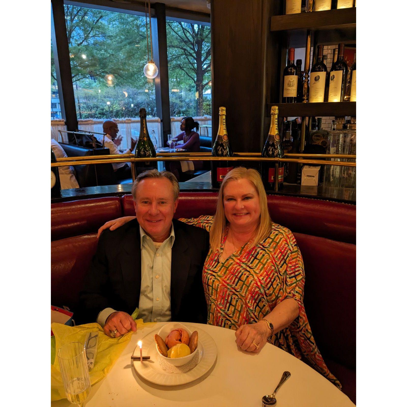 The lovely lady took me out to dinner at Cafe Niko for my 62nd...damn she's awesome/damn I'm old!