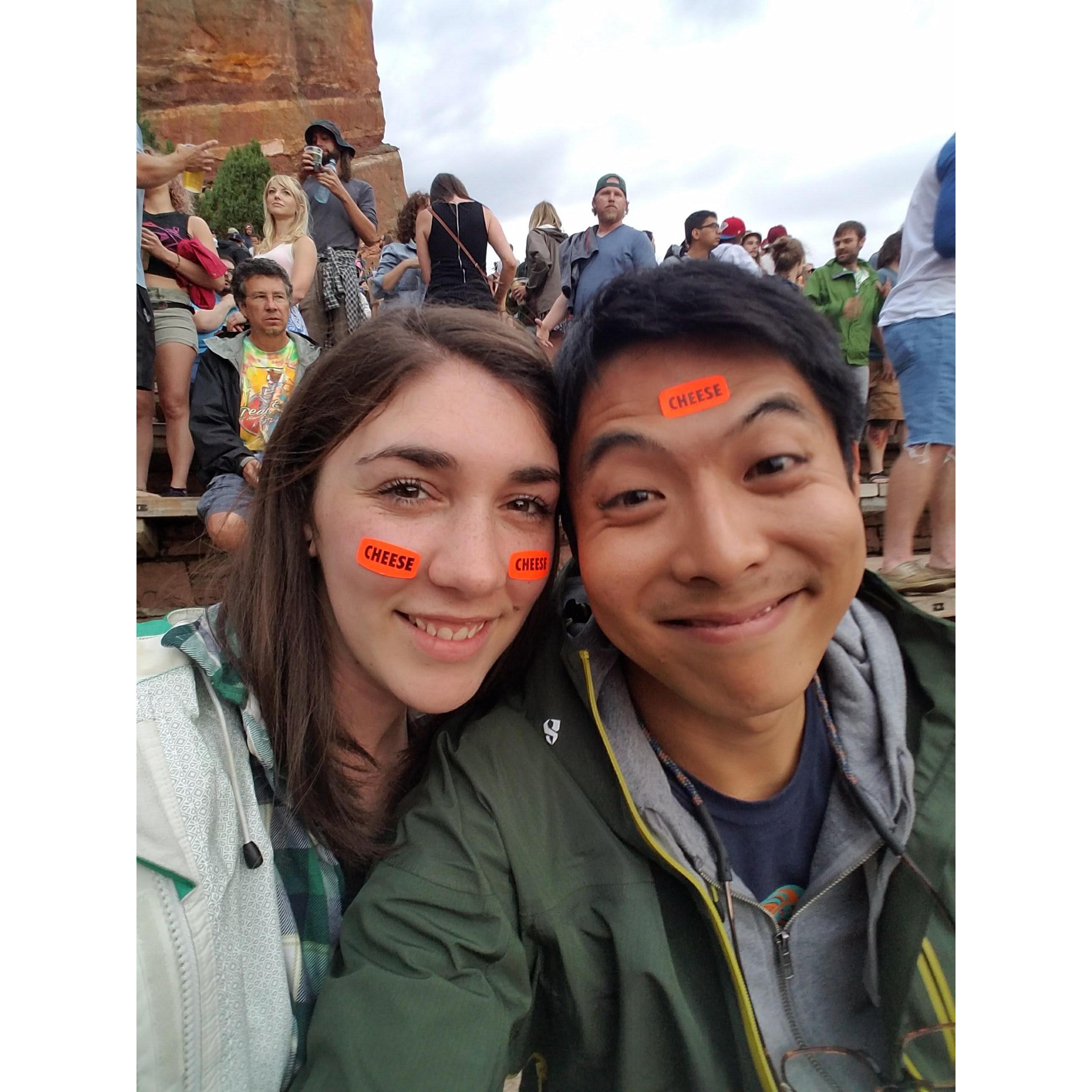 Trip to Red Rocks, CO to see String Cheese Incident! July 2017