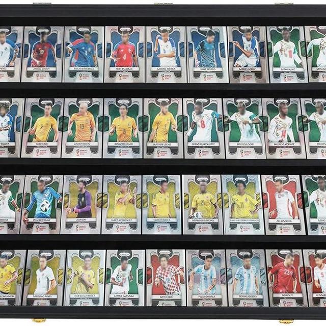 Graded Sports Card Display Case Lockable,Trading Card Collector Wall Display Holder for Baseball Basketball Football Hockey Cards, 98% UV Protection Acrylic(Black)