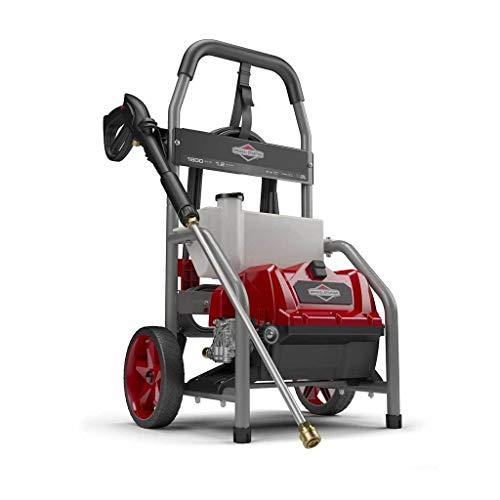 Briggs & Stratton 20680 Electric Pressure Washer 1800 PSI 1.2 GPM with 20-Foot High Pressure Hose, Turbo Nozzle & Detergent Tank