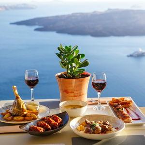 Dinner For Two In Greece