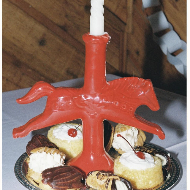 Dala Horse Candlestick Holder