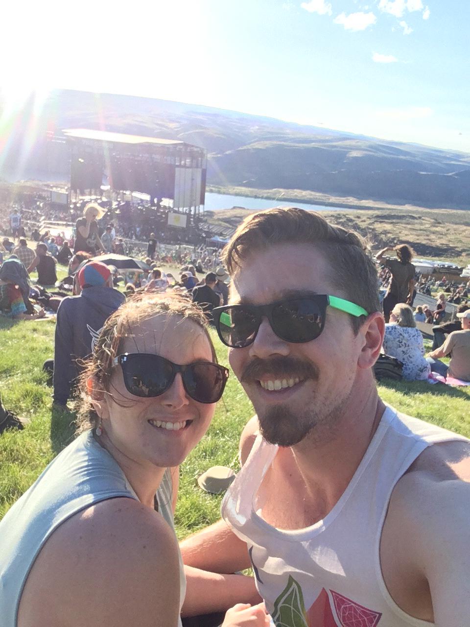 2018, our first trip together to The Gorge
