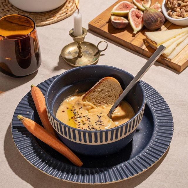 Stoneware Stackable Bowl - Set of 4