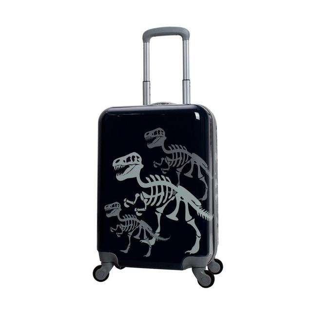 Crckt 20" Kids' Hardside Carry On Spinner Suitcase - Dino Bones