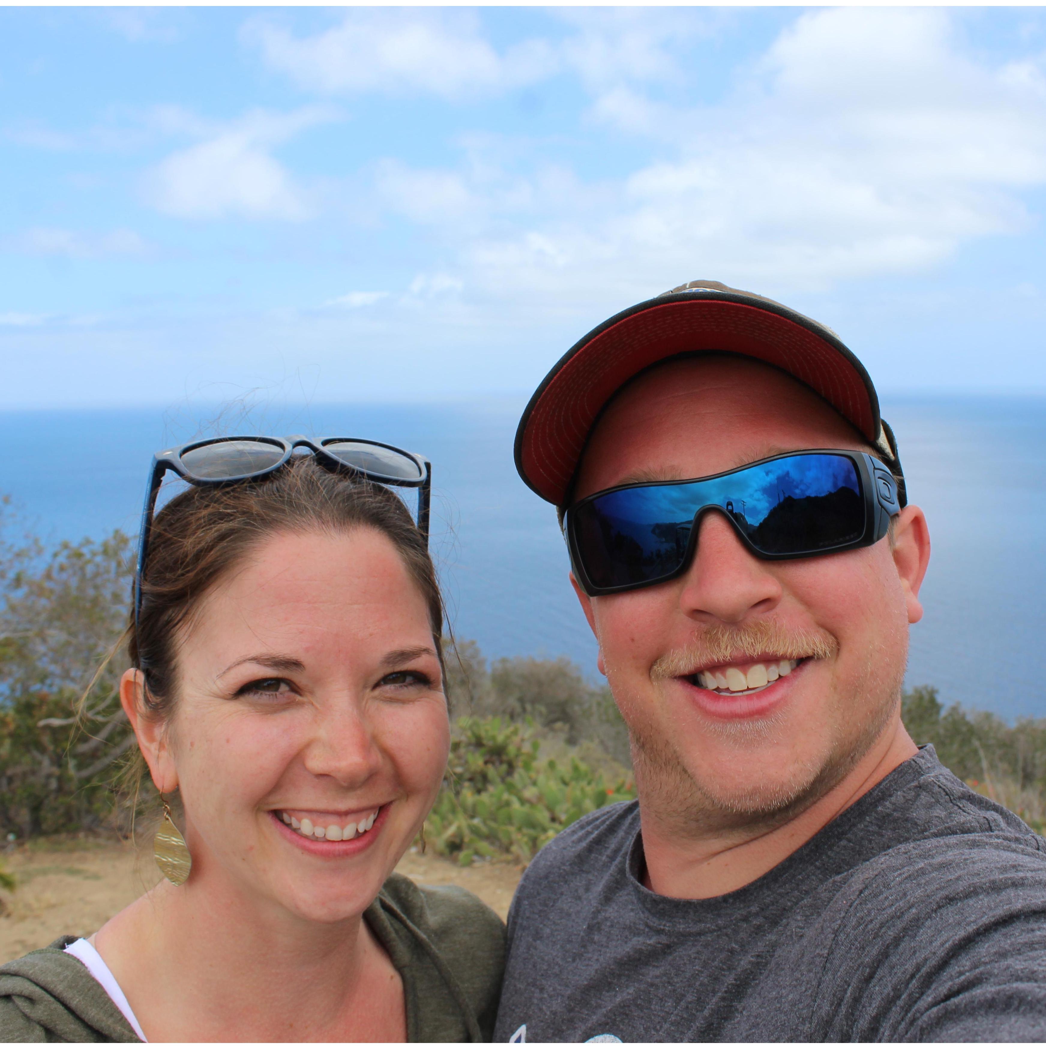 Visiting Catalina Island.