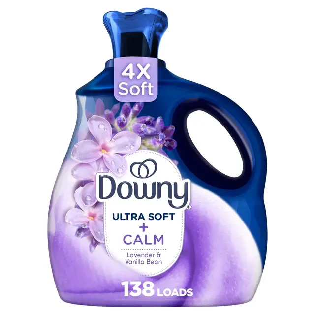 Downy Ultra Soft + Calm Lavender & Vanilla Bean Liquid Fabric Softener - 93 fl oz