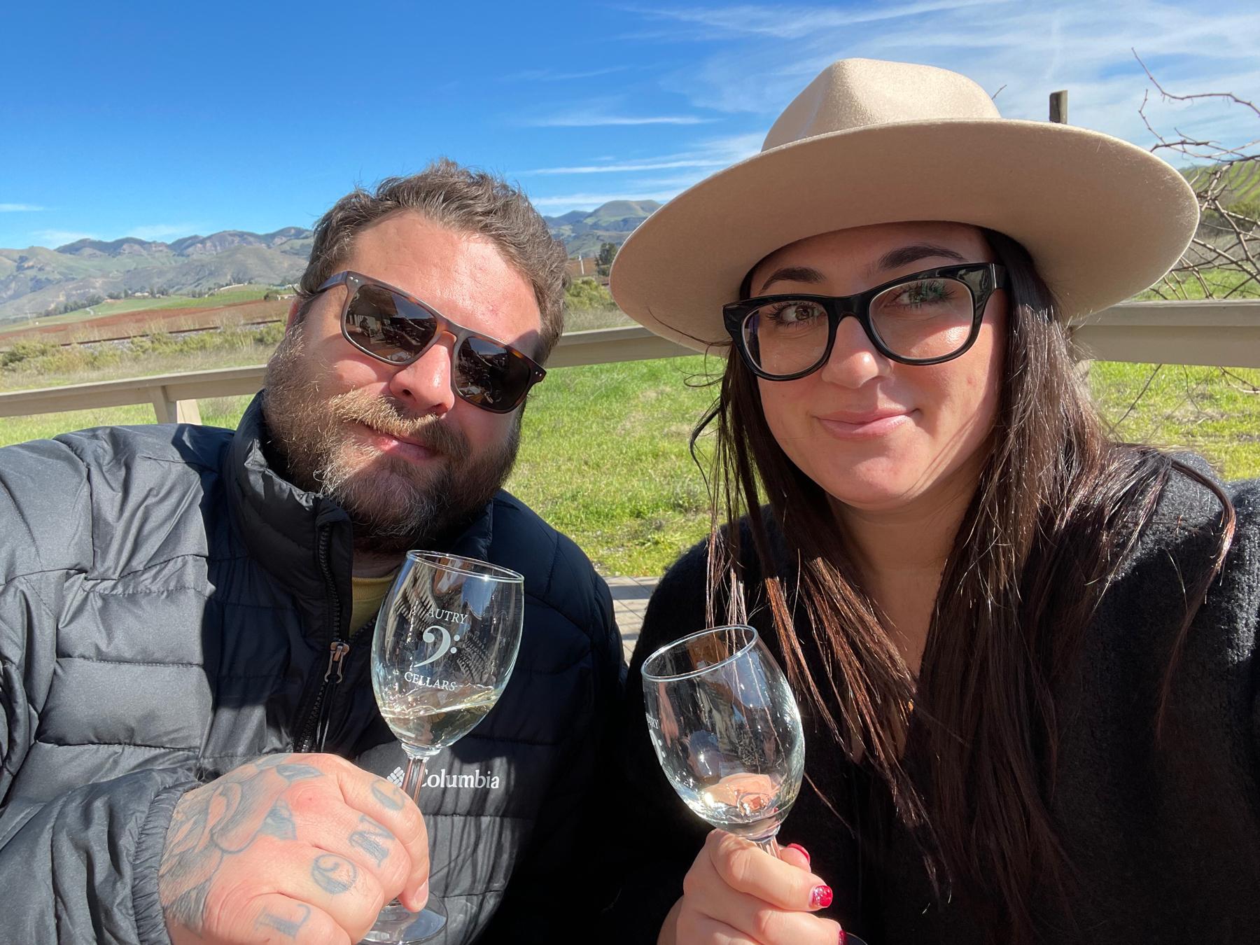 Wine tasting in SLO.