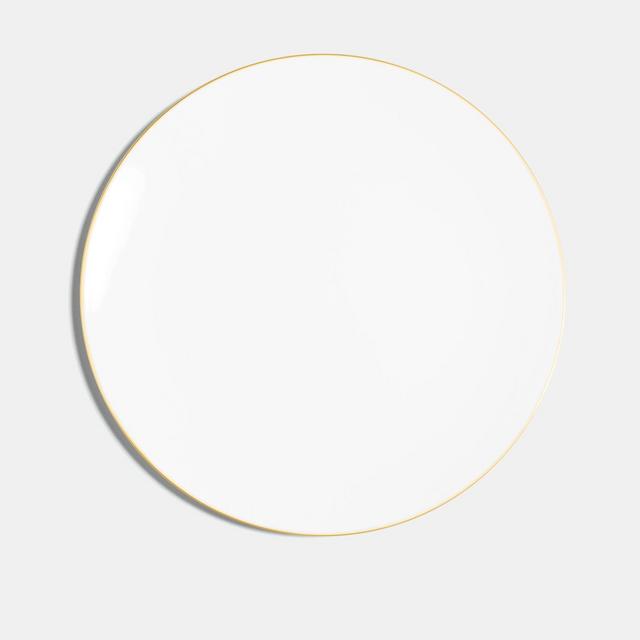 Coupe Dinner Plate (28cm) - Line - Gold