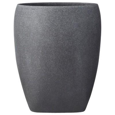 Product description page - Charcoal Stone Wastebasket Gray
