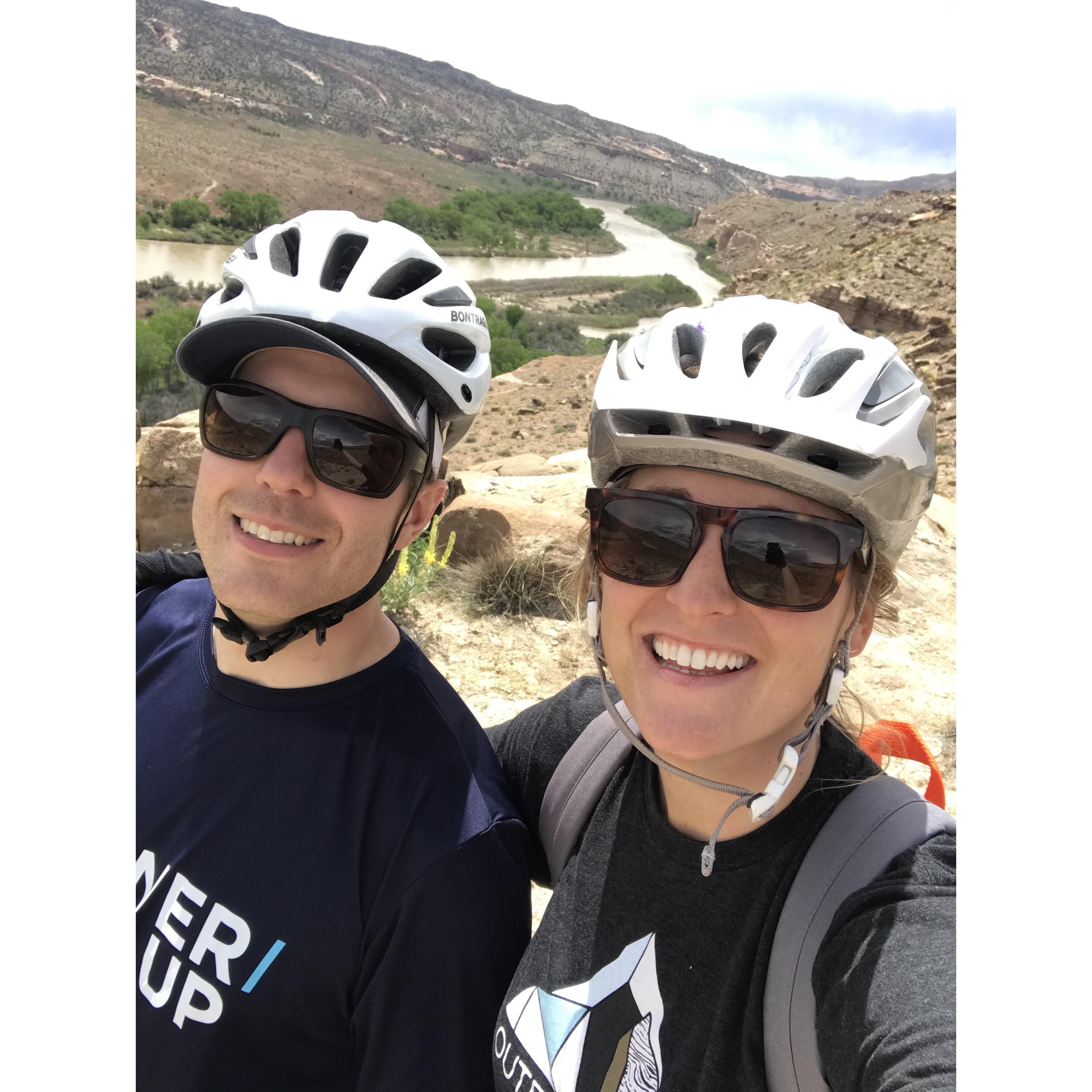 Mountain biking- Fruita, CO