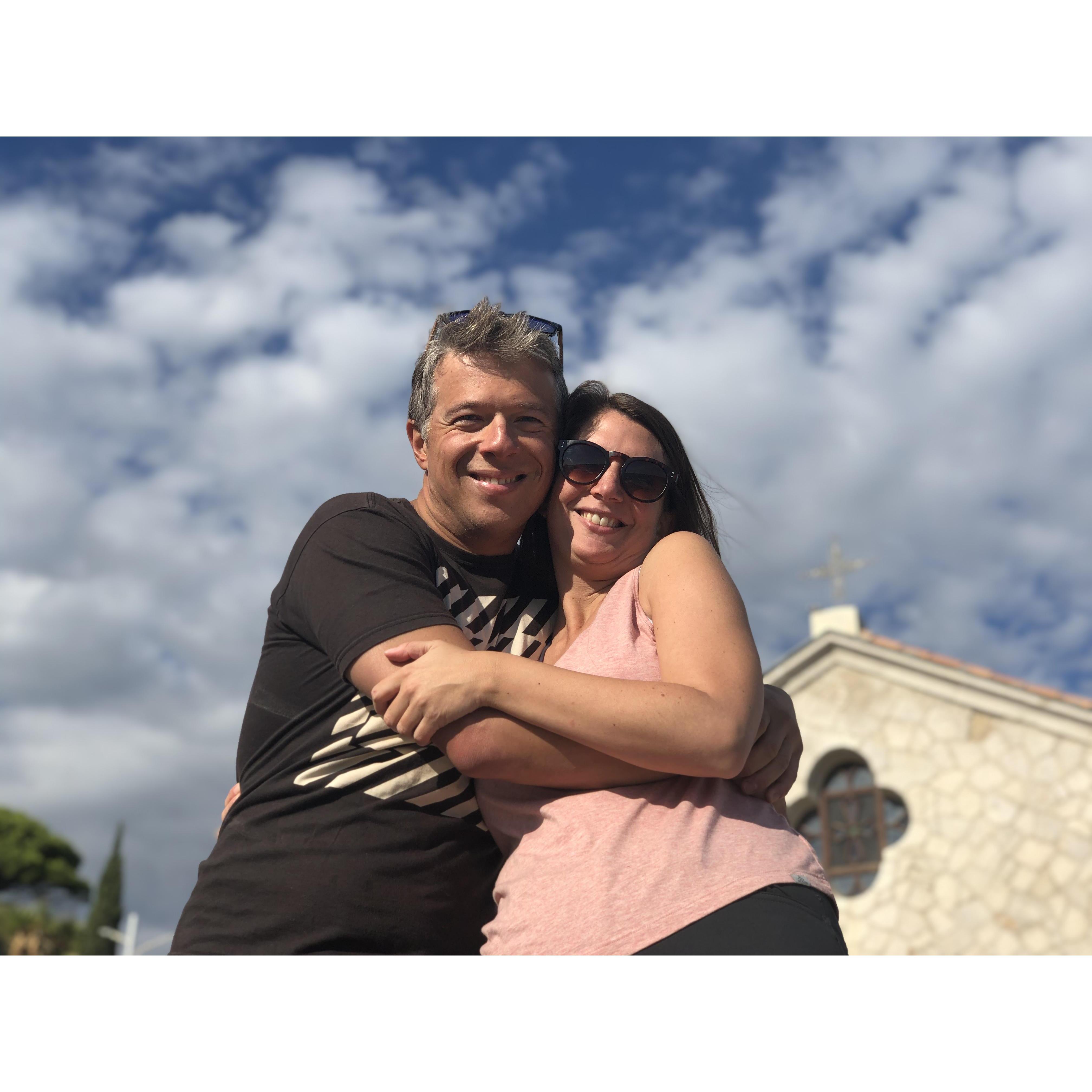 La Chiesetta di Sant'Ampelio a Bordighera. A magical place for me, and now for Alex too. After getting engaged in the church, we blessed our union with waves of this magnificent place.
