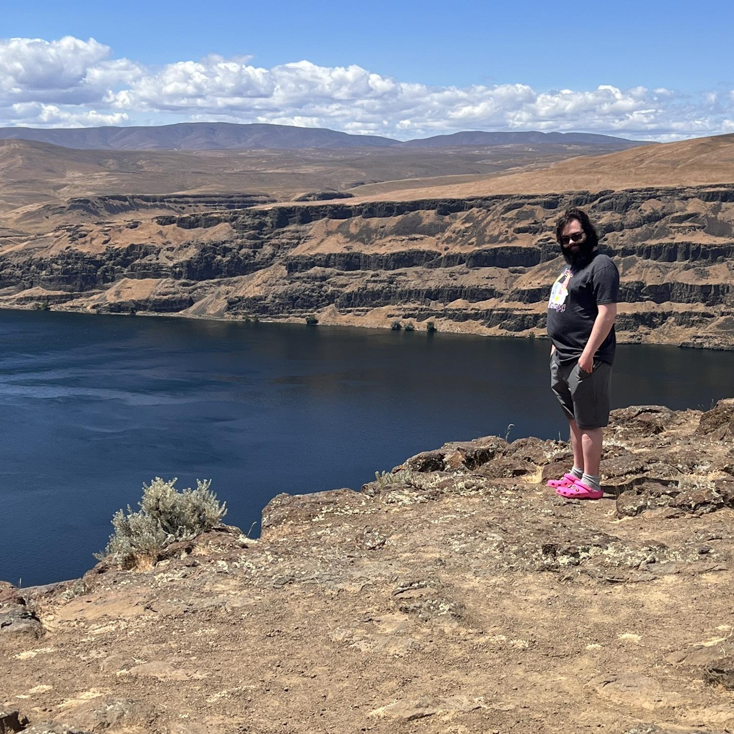 Saw a sign to beware of wild horses on a road trip back home from Spokane, so we pulled over immediately at the scenic overlook. Saw no horses.