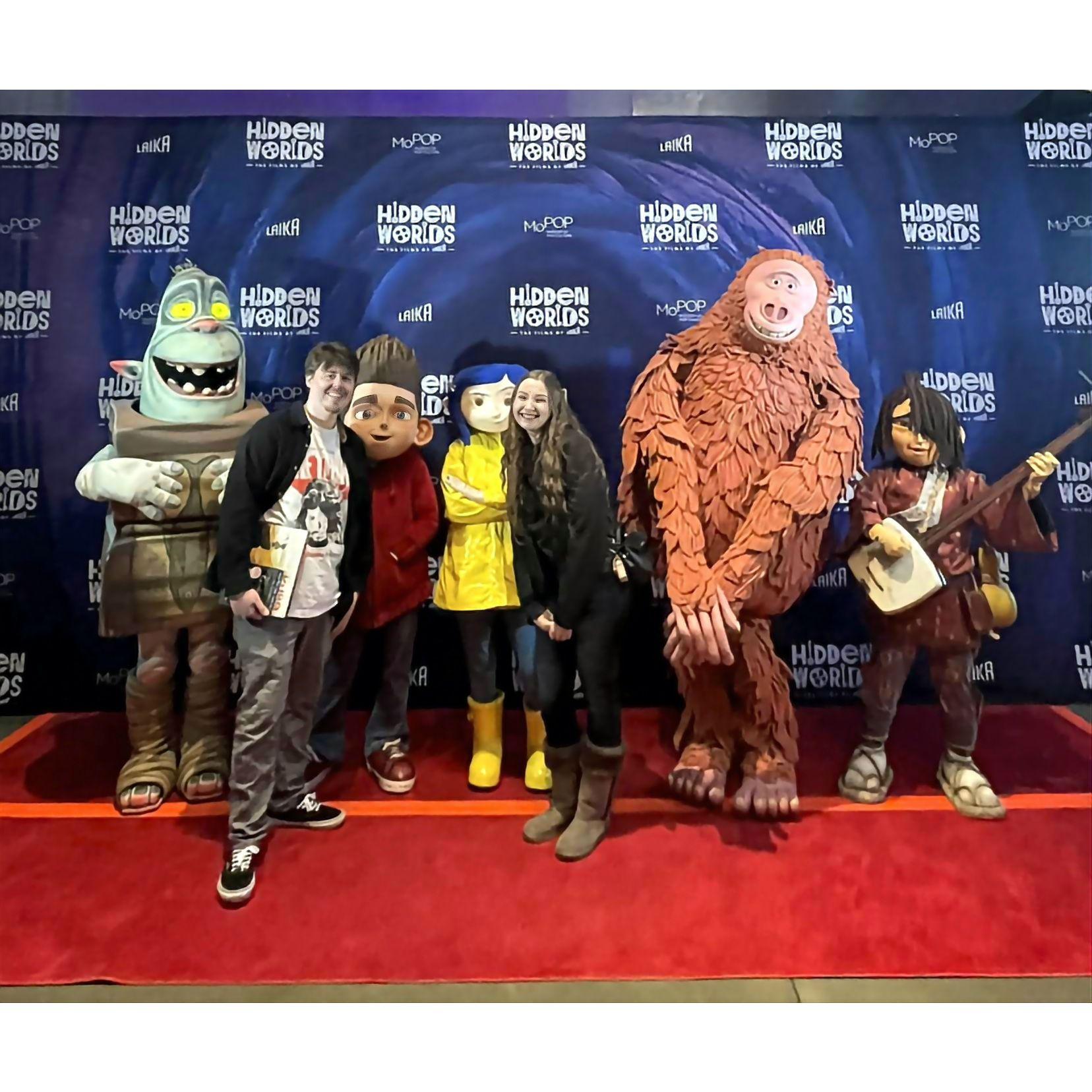 We loved visiting the Museum of Pop Culture in Seattle during the special LAIKA exhibit, where we got to ‘hang out’ with characters from their iconic stop-motion films!