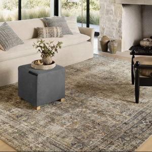 Amber Lewis x Loloi Morgan Sunset / Ink Area Rug feat. CloudPile