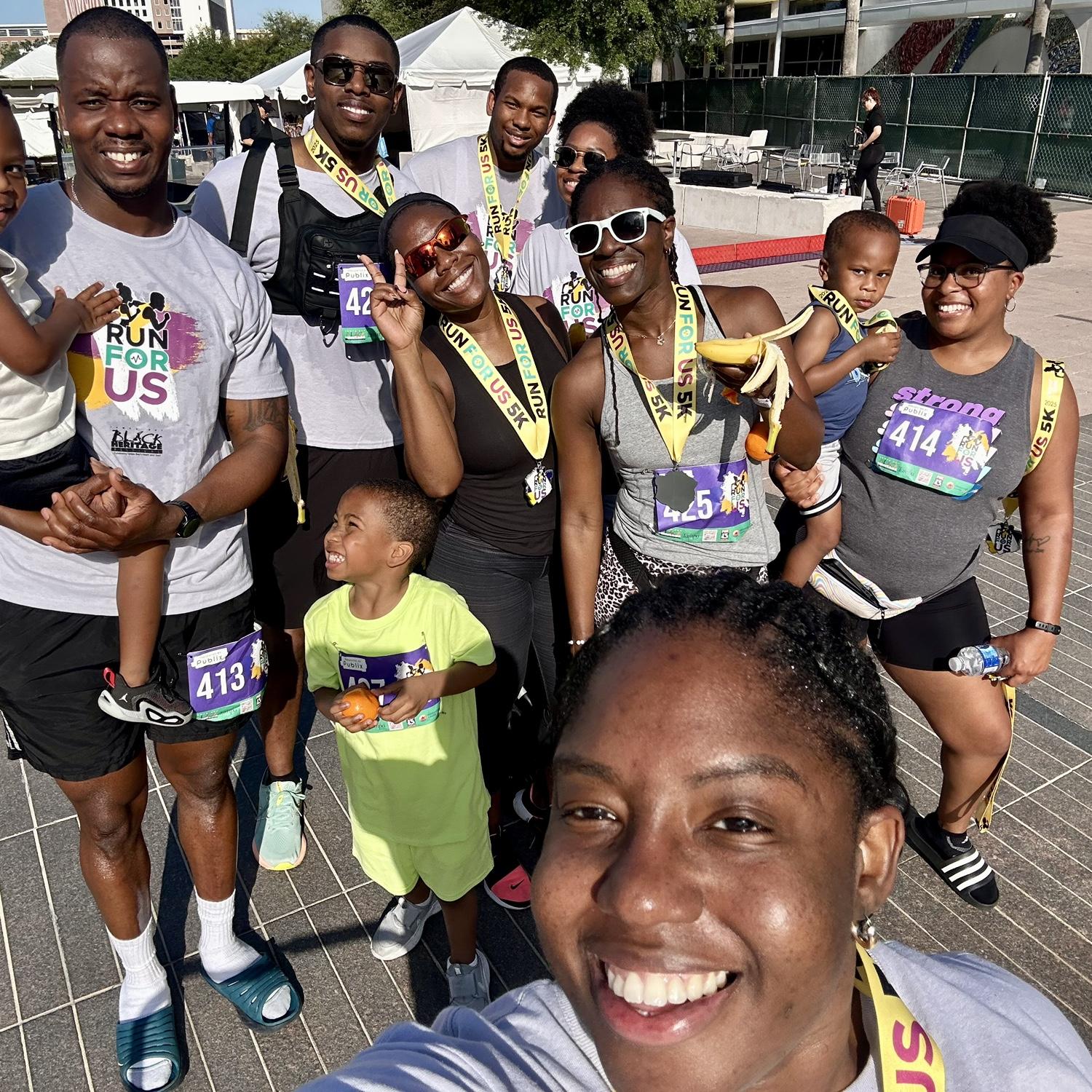 First 5k with Friends & Family