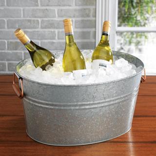 Ice Bucket with Copper Handle