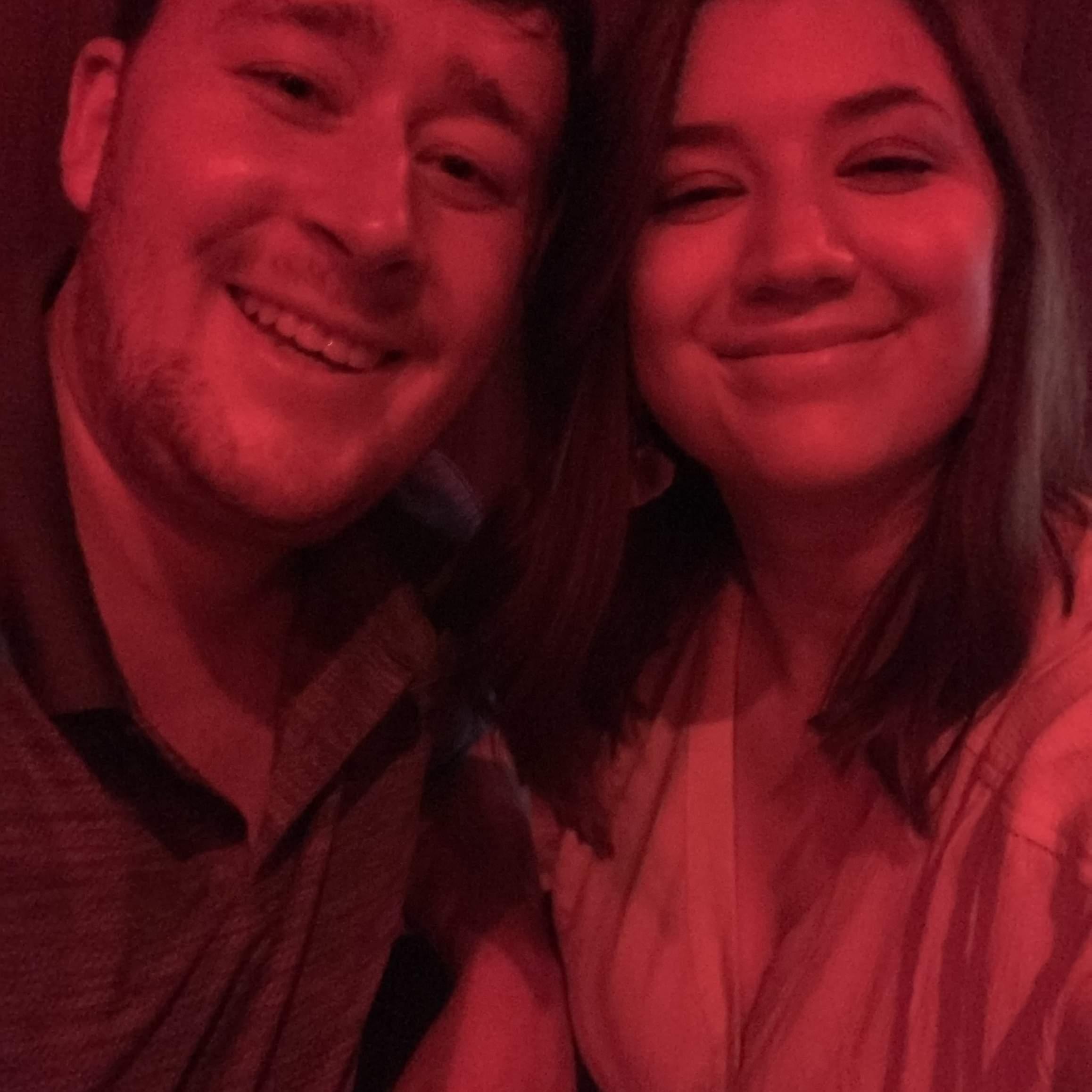 At Little Spirit cocktail bar on Allie's birthday weekend