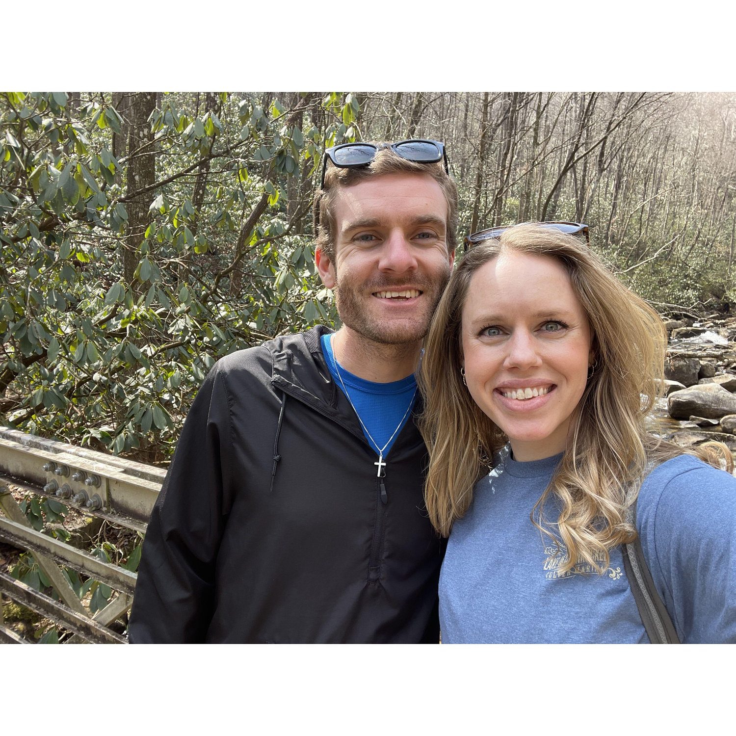 March 2025: hiking Rainbow Falls at Jones Gap State Park