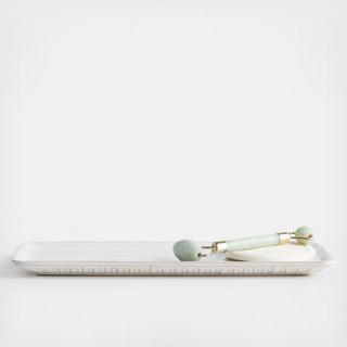 Marah Rectangular Ceramic Tray