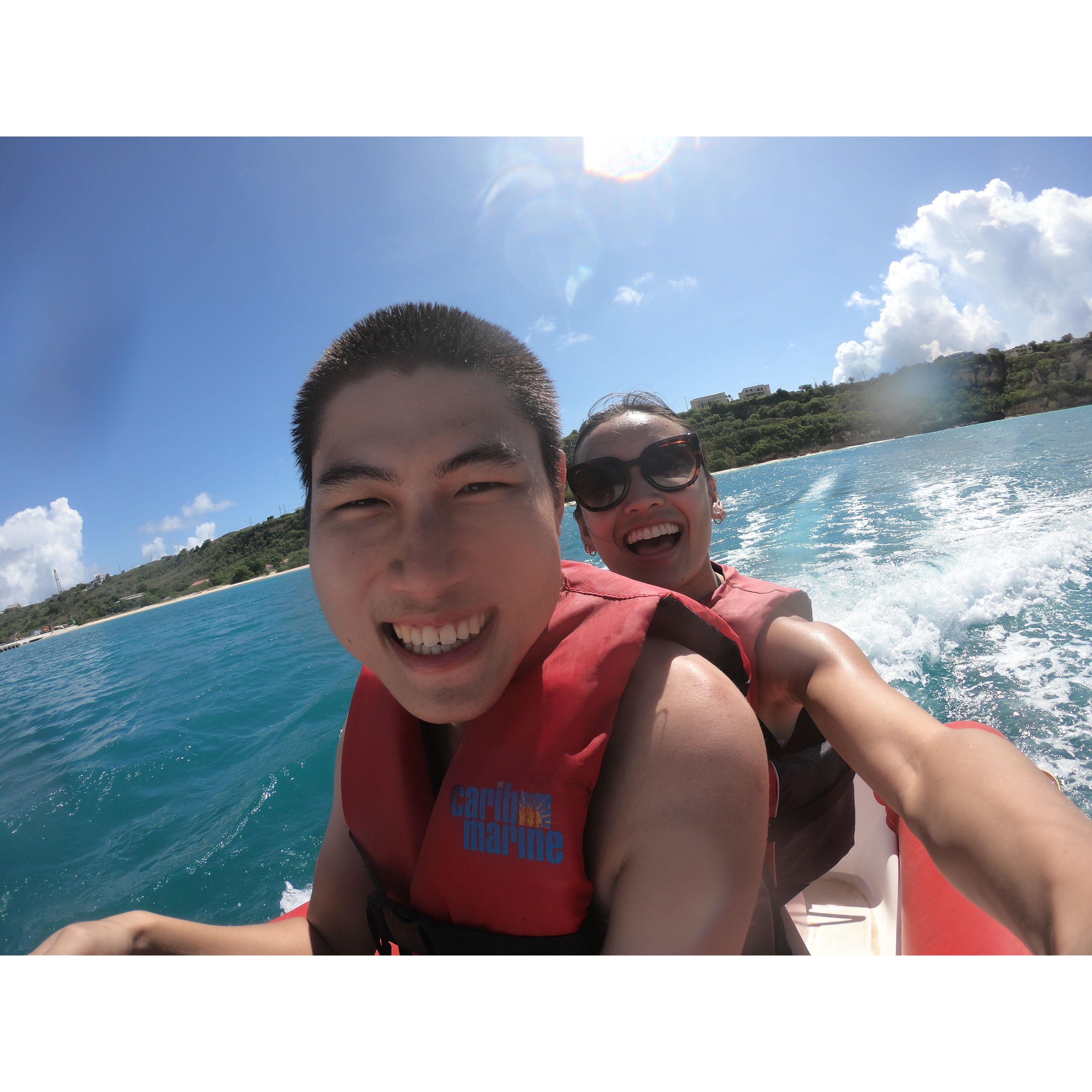 After Victor proposed he surprised me with an engagement trip to Anguilla! It's my favorite vacation we've ever taken together <3