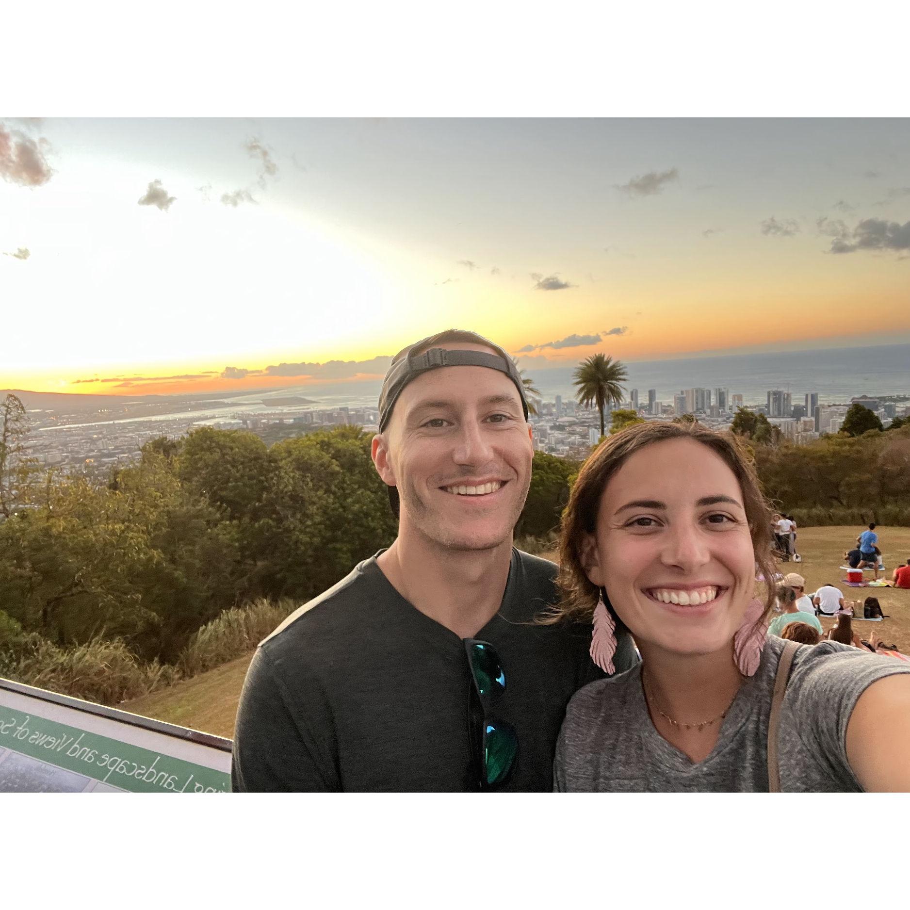 One of our favorite sunset picnic spots in Hawaii