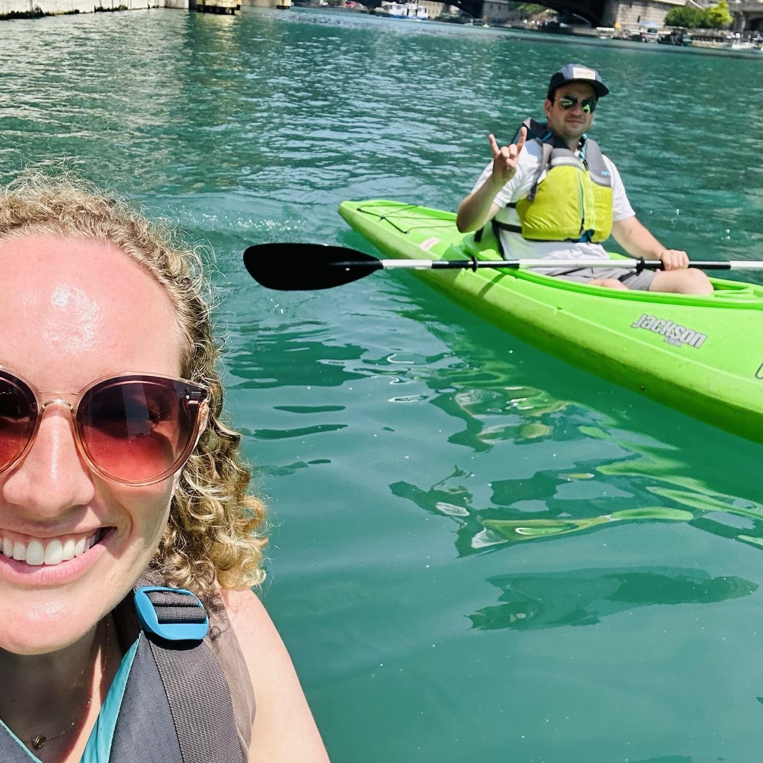 Law asked that they have separate kayaks to preserve the relationship