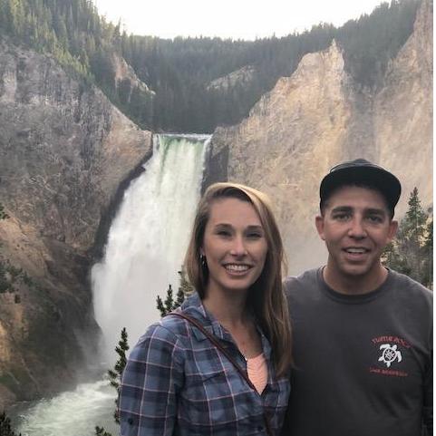 We love to travel together - Yellowstone National Park in 2018.