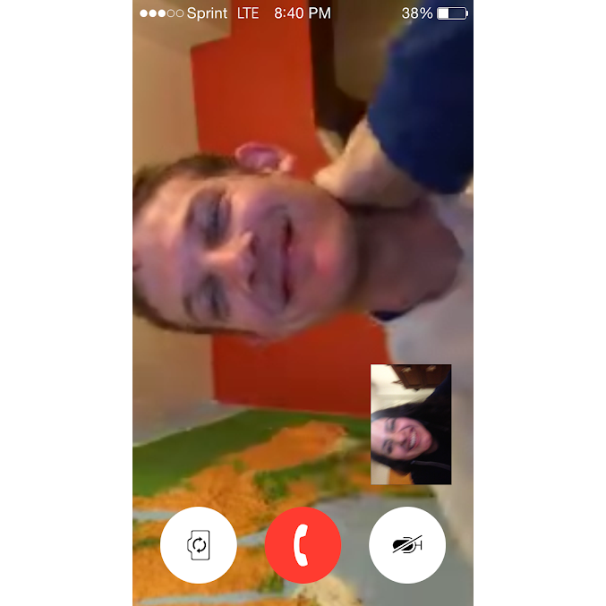 During the Delaware-DC years, our relationship involved many nights of FaceTime!