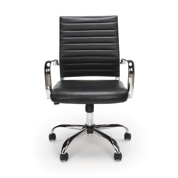 Twelveoak Genuine Leather Conference Chair
