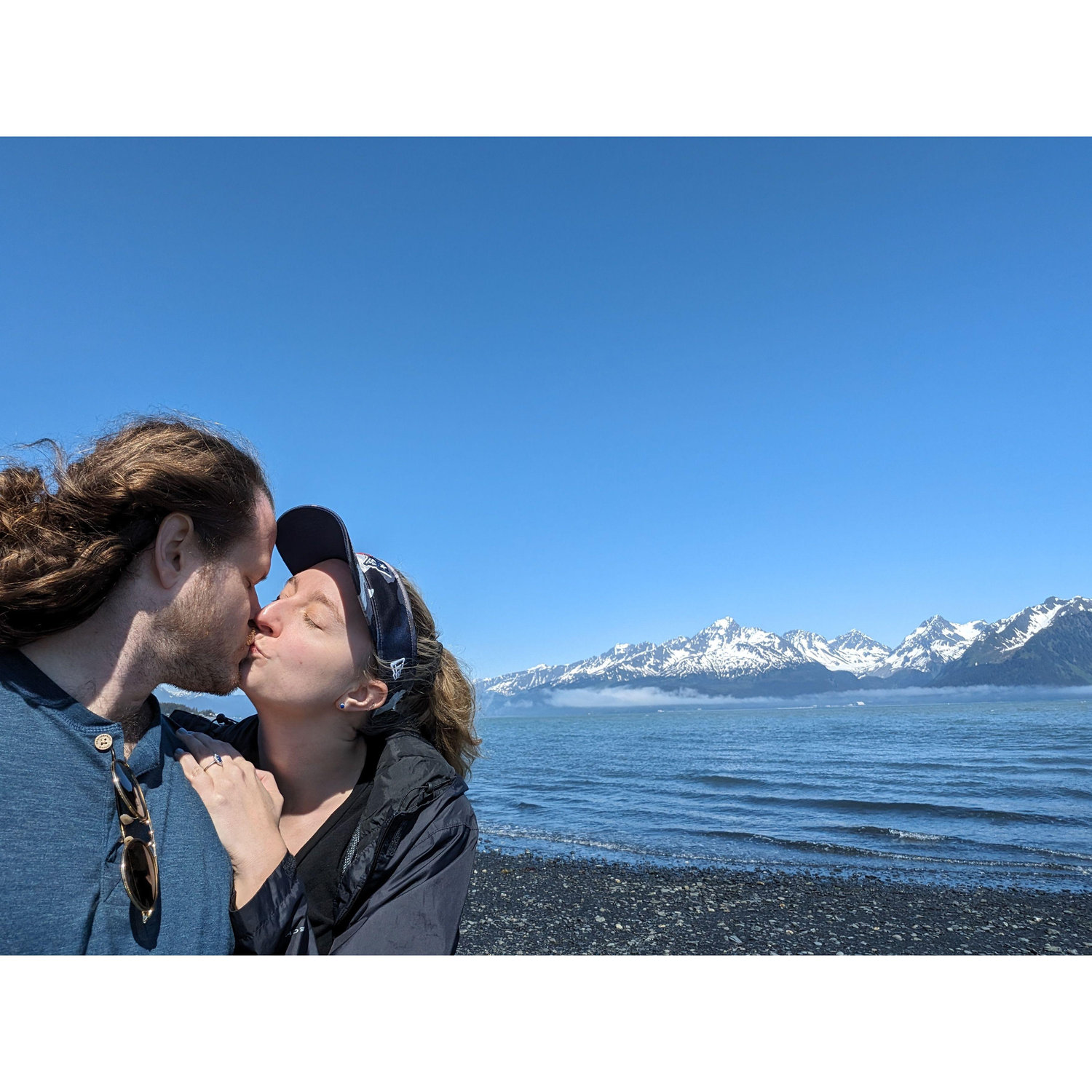 Romantic Seward beach stroll