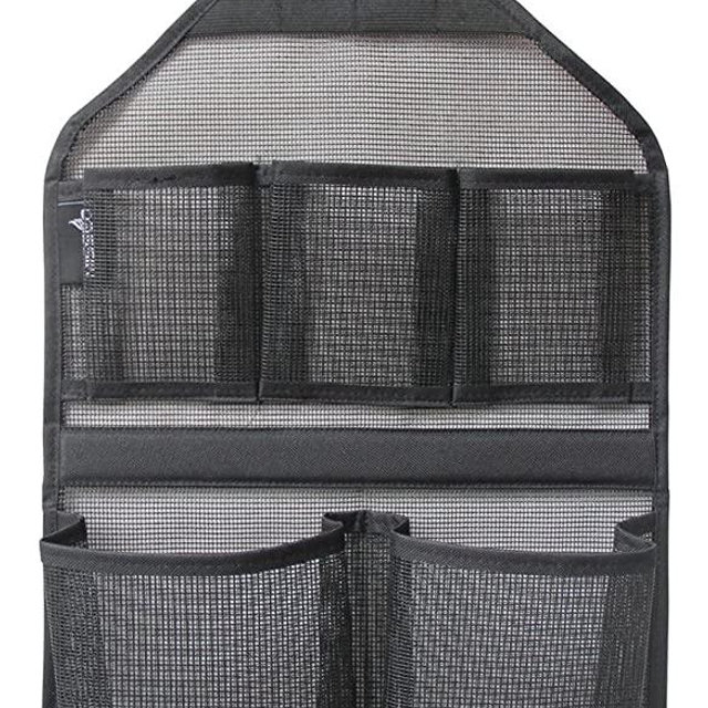MISSLO Bathroom Shower Organizer with Rotatable Hanger (Black)