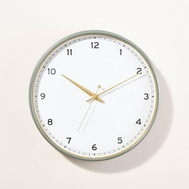 14" Wall Clock Green - Hearth & Hand™ with Magnolia