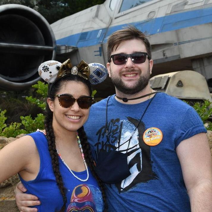 Our first Disney trip. Galaxy's Edge was (and still is) Ryans favorite