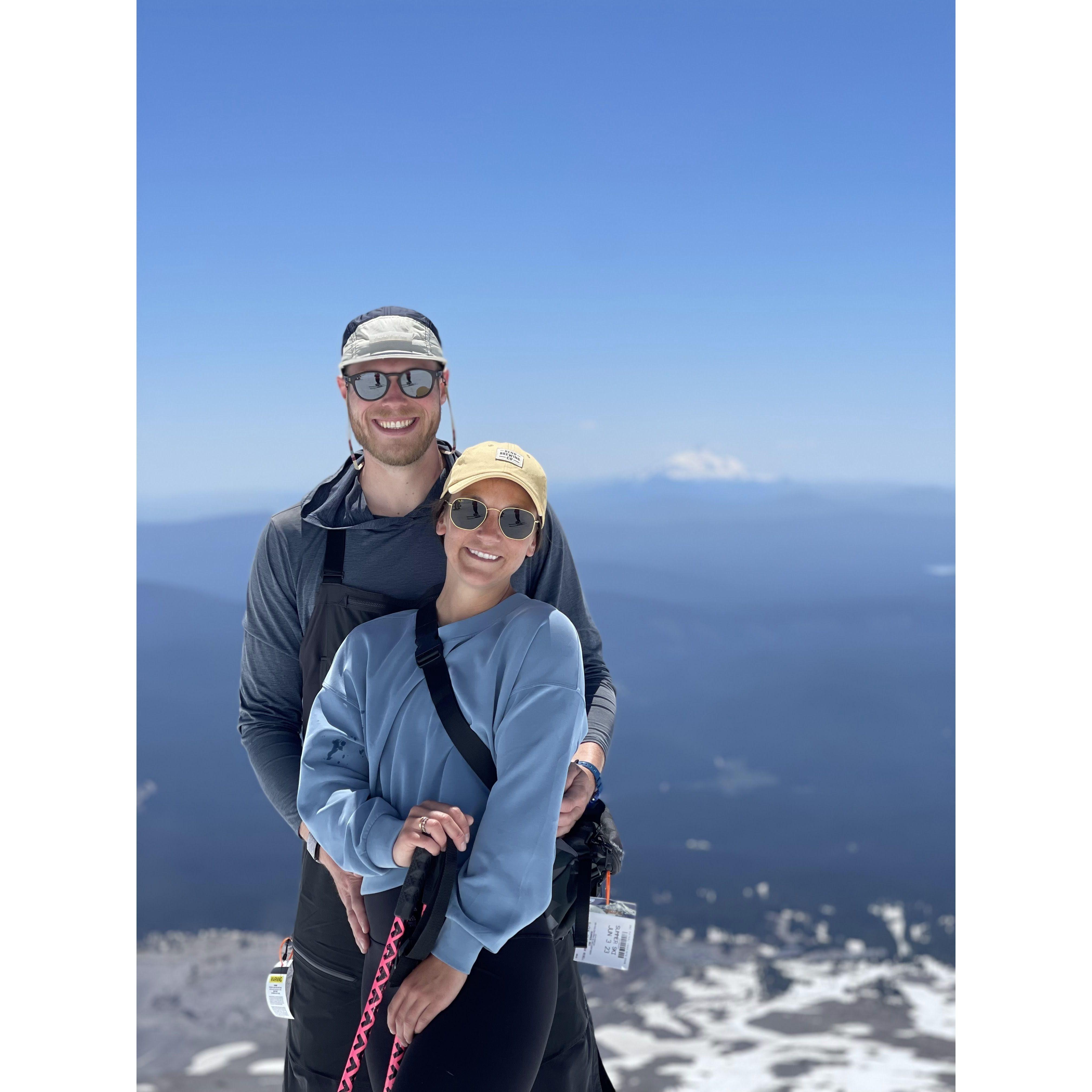 Our first summer ski trip up to Mt. Hood together