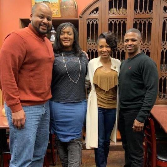 Double date with Chris & Teresa Franklin.