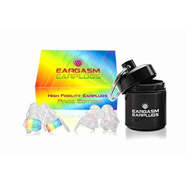 Eargasm High Fidelity Earplugs: Pride Edition - Show Your True Colors with The World's First Rainbow Earplug
