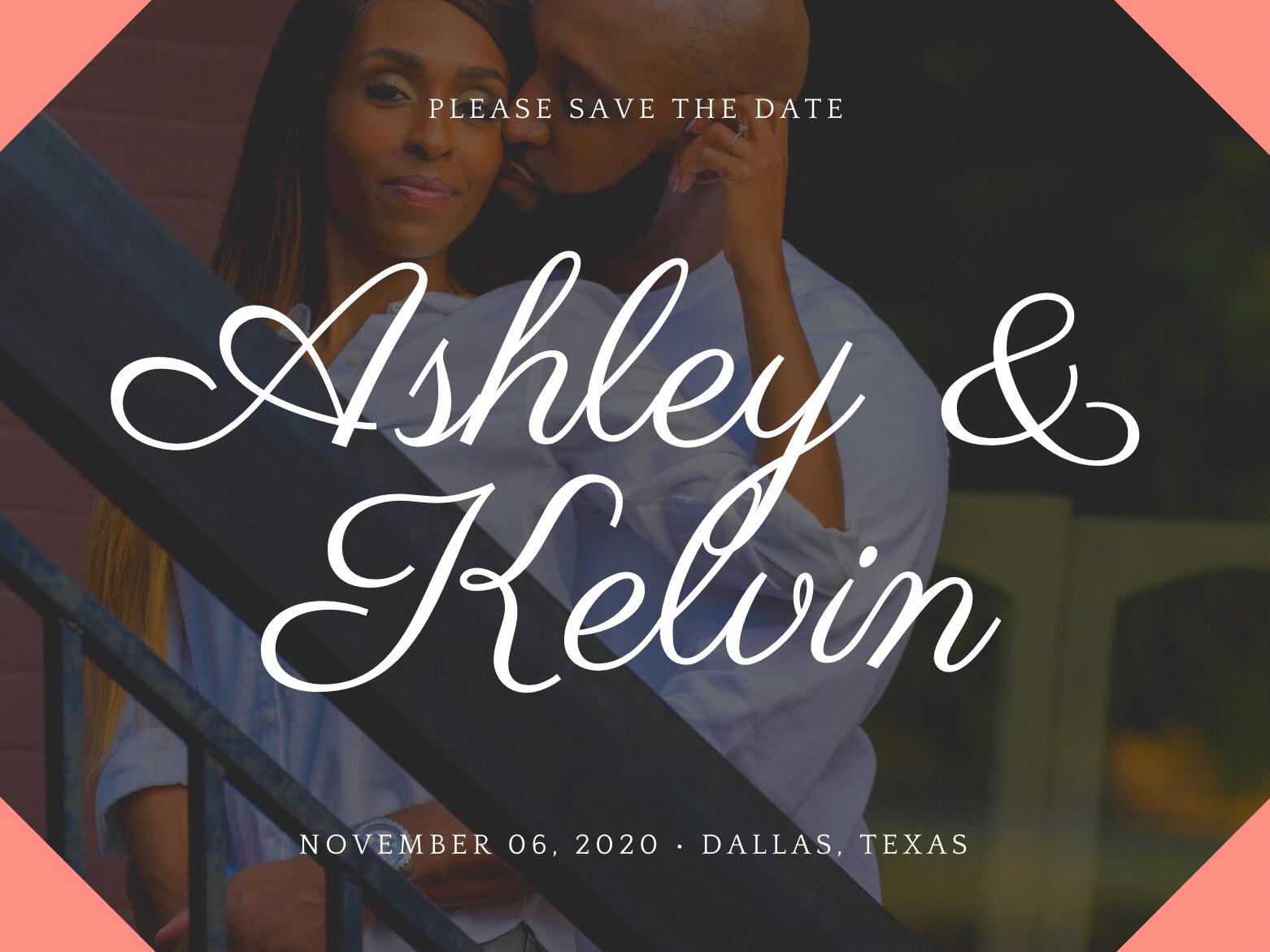 The Wedding Website of Ashley Bonnett and Kelvin Williams