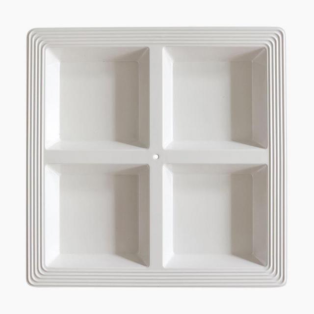 Pinstripes Melamine Sectioned Server