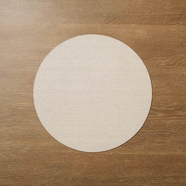 Easy Care Round Braid Placemat, Sable, Set of 4