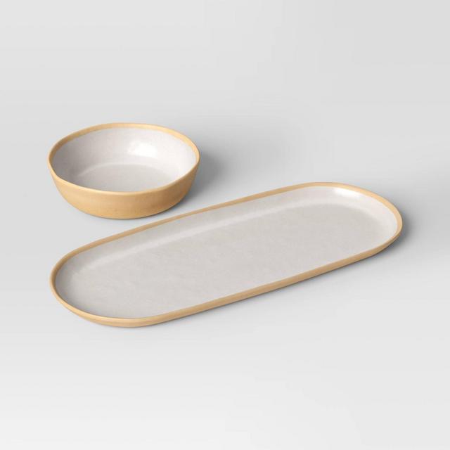 Serving Platter Set Ivory - Threshold™