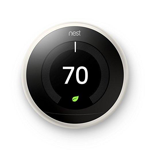 Nest Learning Thermostat 3rd Generation, Stainless Steel