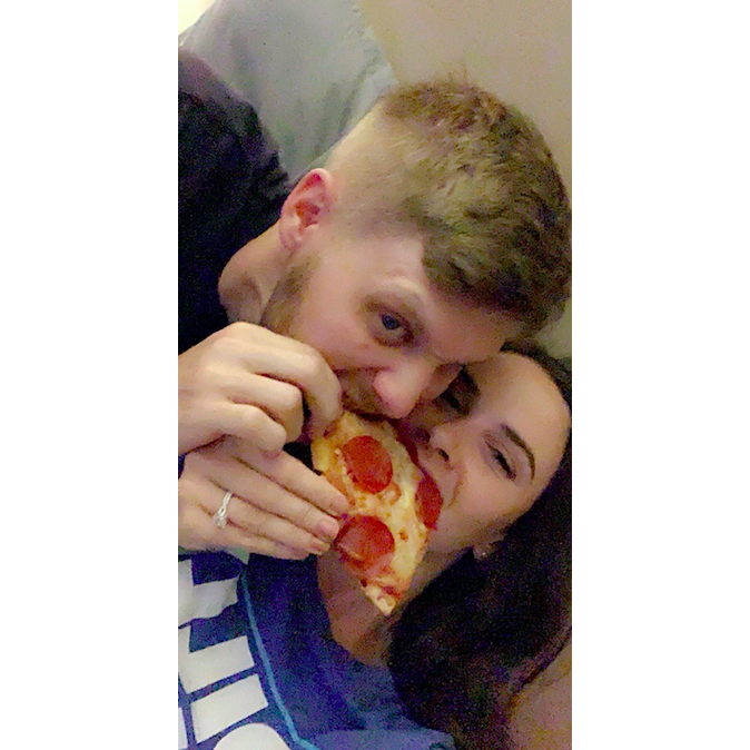 Pizza as fiancé's!