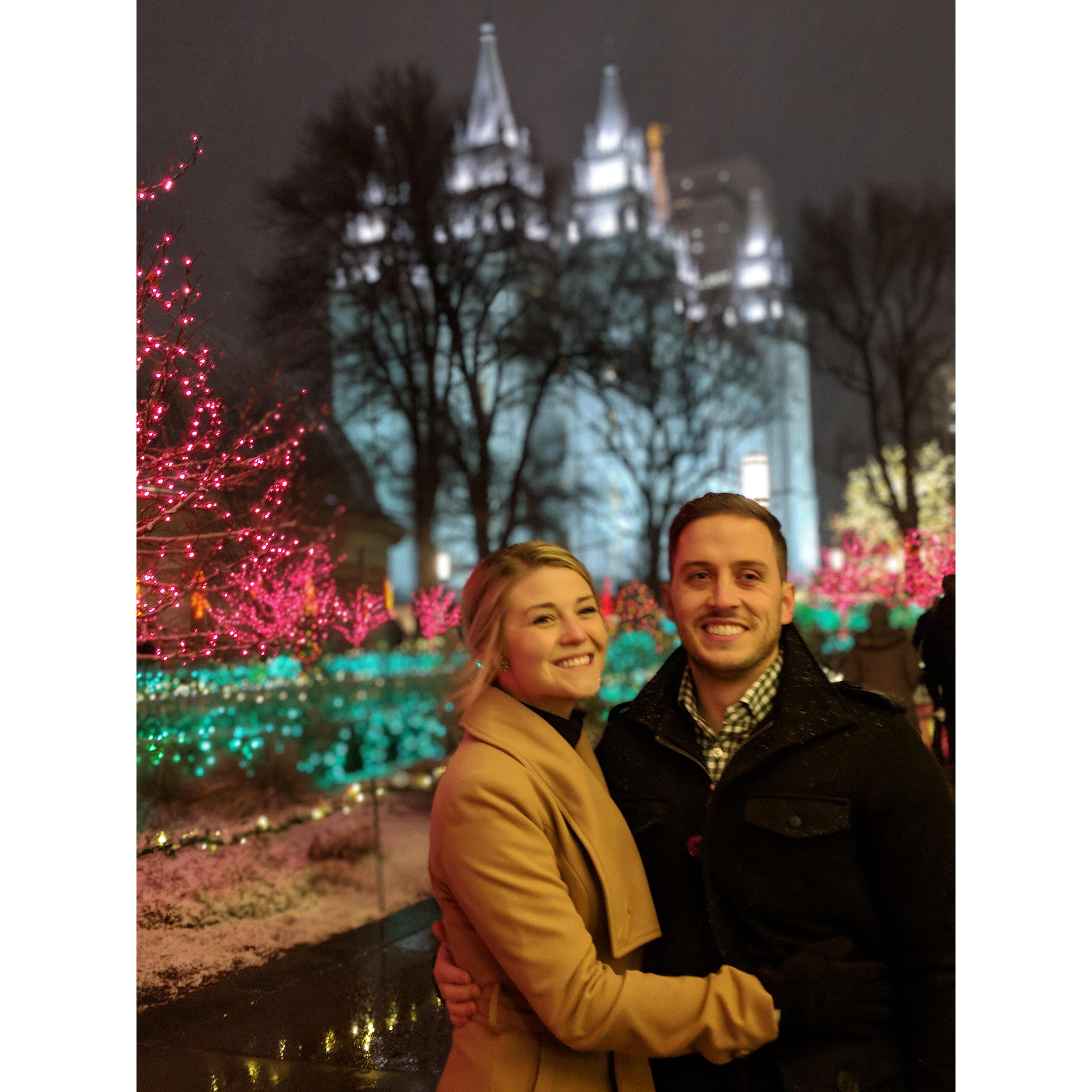 Utah Christmas with real snow! December 2017.