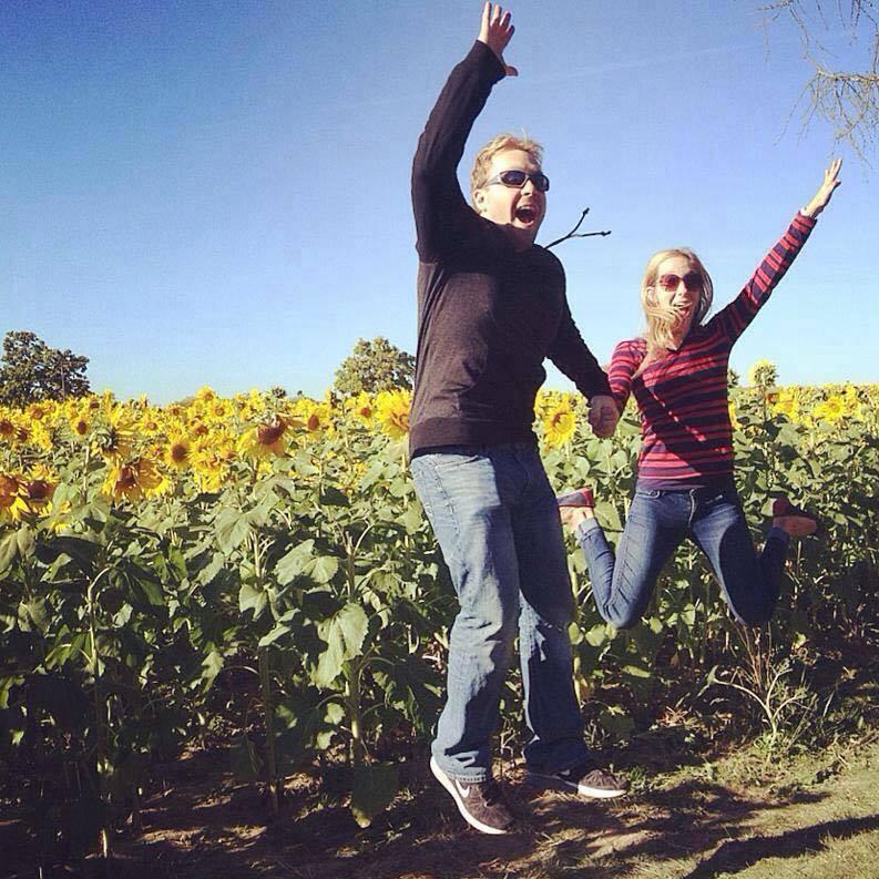 Always jumping for joy when we're together!