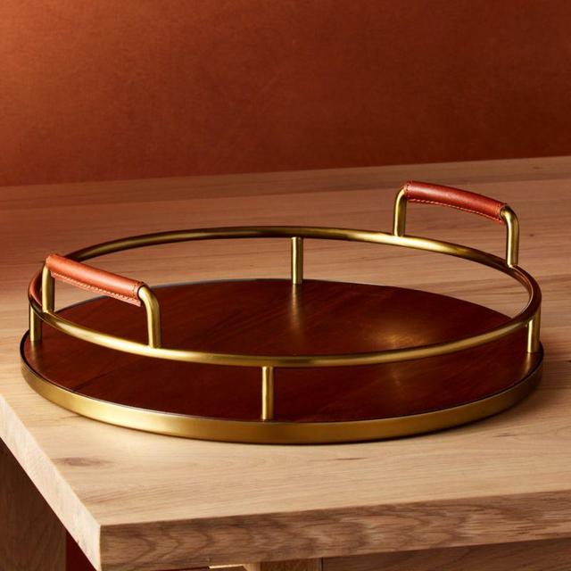 Frye Wood and Metal Tray ™