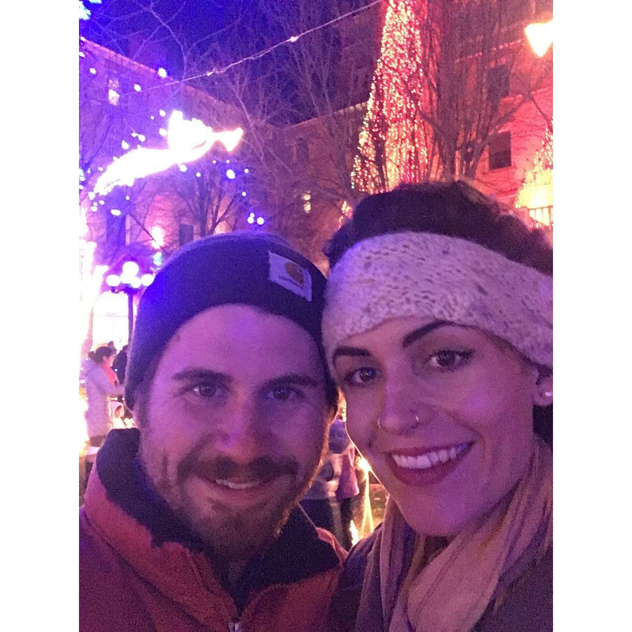 Tree Lighting Ceremony. Glenwood Springs, CO. November 2016.