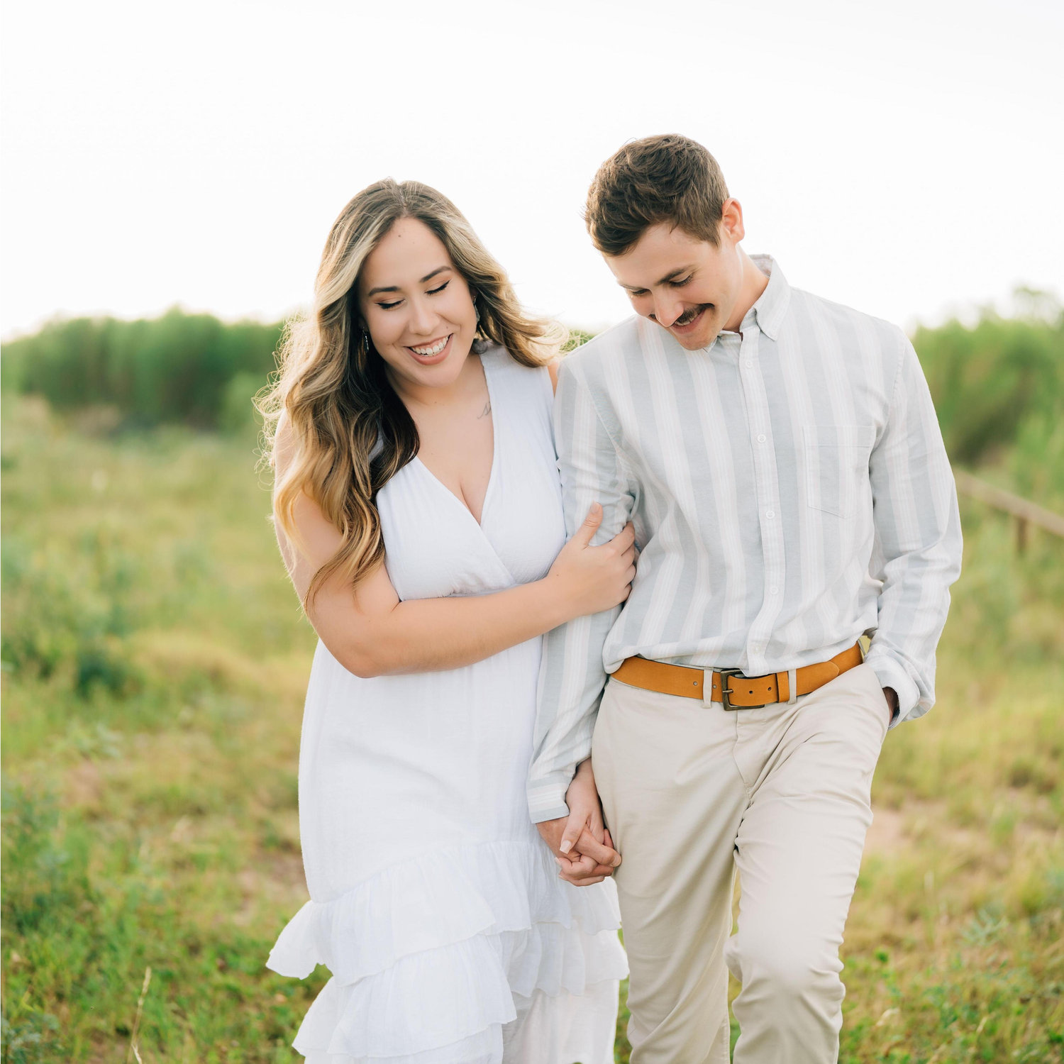 Our engagement shoot was full of laughs! We couldn't stop smiling at how beautiful the day turned out to be.